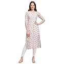 Pinkmint Women39s Crepe Digital Print Straight Kurta