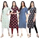 Pinkmint Women39s Crepe Digital Print Straight Kurta