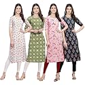 Pinkmint Women39s Crepe Digital Print Straight Kurta
