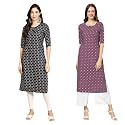 Pinkmint Women39s Crepe Regular Kurta