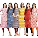 Pinkmint Women39s Crepe Digital Print Straight Kurta