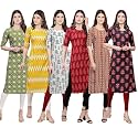 Pinkmint Women39s Crepe Digital Print Straight Kurta