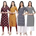 Pinkmint Women39s Crepe Digital Print Straight Kurta
