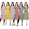 Pinkmint Women39s Crepe Digital Print Straight Kurta