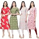 Pinkmint Women39s Crepe Digital Print Straight Kurta
