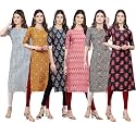 Pinkmint Women39s Crepe Digital Print Straight Kurta