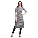 Pinkmint Women39s Crepe Digital Print Straight Kurta