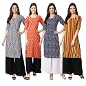 Pinkmint Women39s Crepe Digital Print Straight Kurta