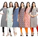 Pinkmint Women39s Crepe Digital Print Straight Kurta