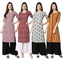Pinkmint Women39s Crepe Digital Print Straight Kurta