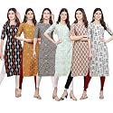 Pinkmint Women39s Crepe Digital Print Straight Kurta