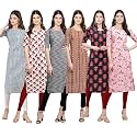 Pinkmint Women39s Crepe Digital Print Straight Kurta