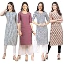 Pinkmint Women39s Crepe Digital Print Straight Kurta