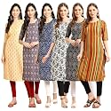 Pinkmint Women39s Crepe Digital Print Straight Kurta