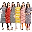 Pinkmint Women39s Crepe Digital Print Straight Kurta