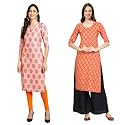 Pinkmint Women39s Crepe Digital Print Straight Kurta