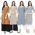 Pinkmint Women39s Crepe Digital Print Straight Kurta