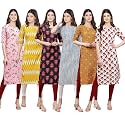 Pinkmint Women39s Crepe Digital Print Straight Kurta