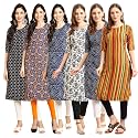 Pinkmint Women39s Crepe Digital Print Straight Kurta