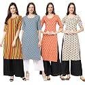Pinkmint Women39s Crepe Digital Print Straight Kurta