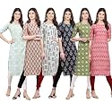 Pinkmint Women39s Crepe Digital Print Straight Kurta