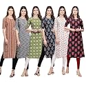 Pinkmint Women39s Crepe Digital Print Straight Kurta