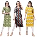 Pinkmint Women39s Crepe Digital Print Straight Kurta