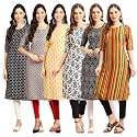 Pinkmint Women39s Crepe Digital Print Straight Kurta