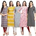 Pinkmint Women39s Crepe Digital Print Straight Kurta