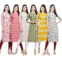 Pinkmint Women39s Crepe Digital Print Straight Kurta