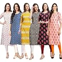 Pinkmint Women39s Crepe Digital Print Straight Kurta