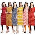 Pinkmint Women39s Crepe Digital Print Straight Kurta