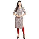 Pinkmint Women39s Crepe Digital Print Straight Kurta
