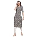 Pinkmint Women39s Crepe Digital Print Straight Kurta