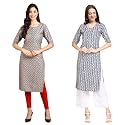 Pinkmint Women39s Crepe Digital Print Straight Kurta