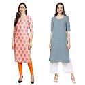 Pinkmint Women39s Crepe Digital Print Straight Kurta