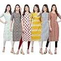 Pinkmint Women39s Crepe Digital Print Straight Kurta