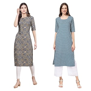 pinkmint women39s crepe floral regular kurta