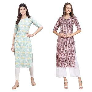 pinkmint women39s crepe floral regular kurta