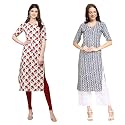 Pinkmint Women39s Crepe Floral Regular Kurta