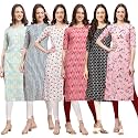 Pinkmint Women39s Crepe Floral Regular Kurta