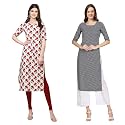 Pinkmint Women39s Crepe Floral Regular Kurta