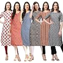 Pinkmint Women39s Crepe Floral Regular Kurta