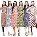 Pinkmint Women39s Crepe Floral Regular Kurta
