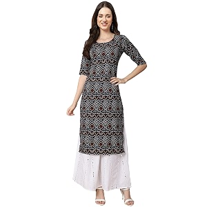 Pinkmint Womens Crepe Grey Color Floral Printed