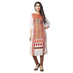 Pinkmint Womens Crepe Regular Kurta