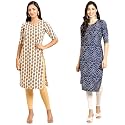Pinkmint Women39s Crepe Regular Kurta