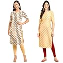Pinkmint Women39s Crepe Regular Kurta