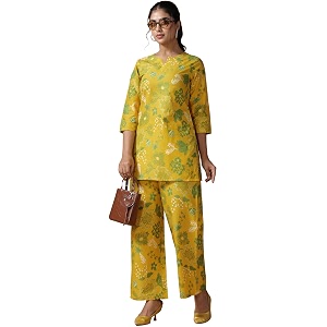 Pinkmint Womens Pure Cotton Co Ord Set