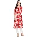 Pinkmint Women Cotton Kurti ll Stright Printed